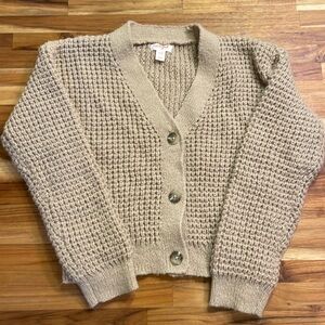 Kids 3 button v neck sweater